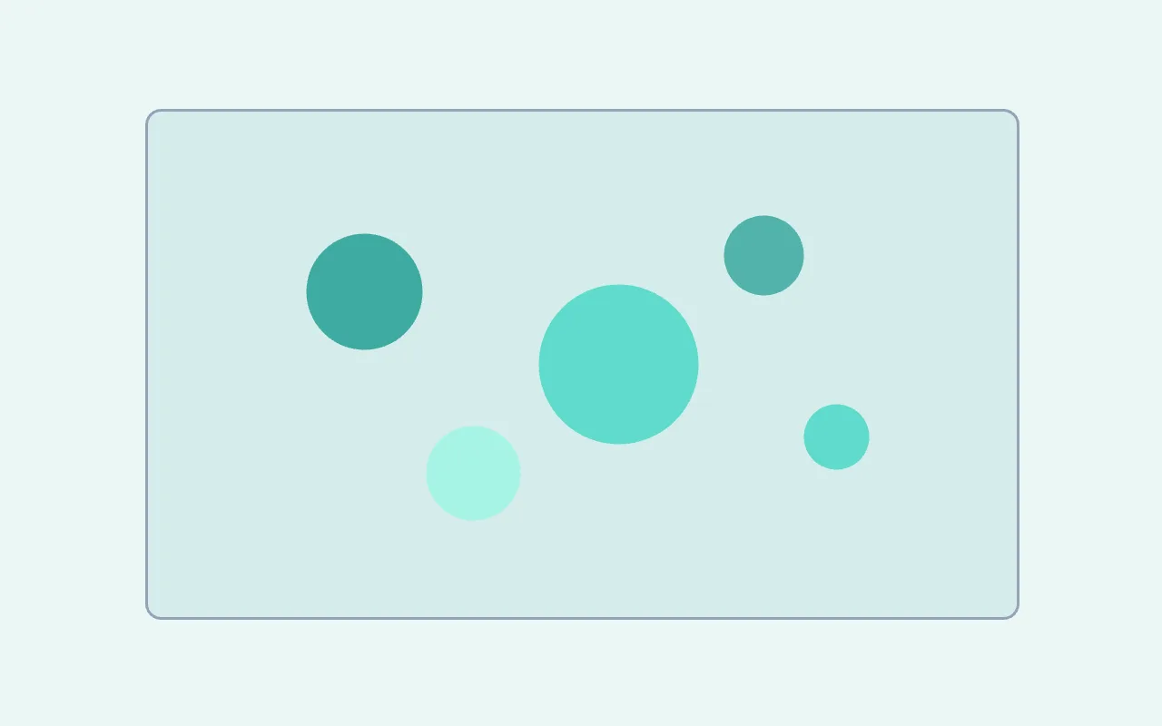 Bubble Map — graph type preview
