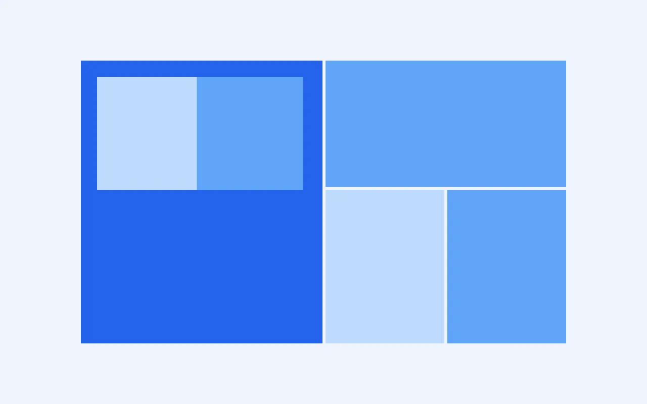 Nested Treemap — graph type preview