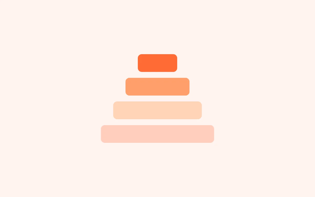 Pyramid Diagram — graph type preview