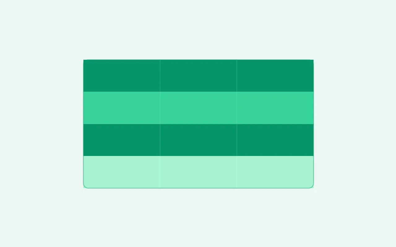 Data Table Chart — graph type preview
