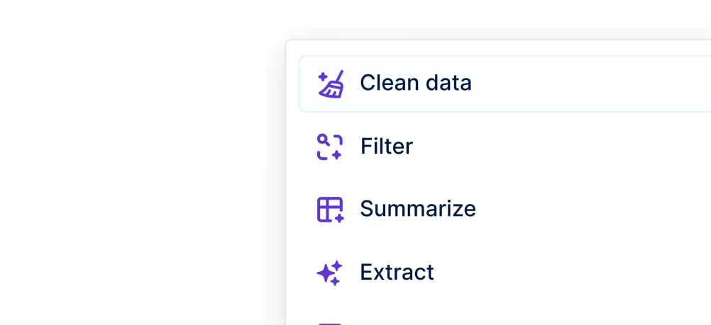 Manipulate Data